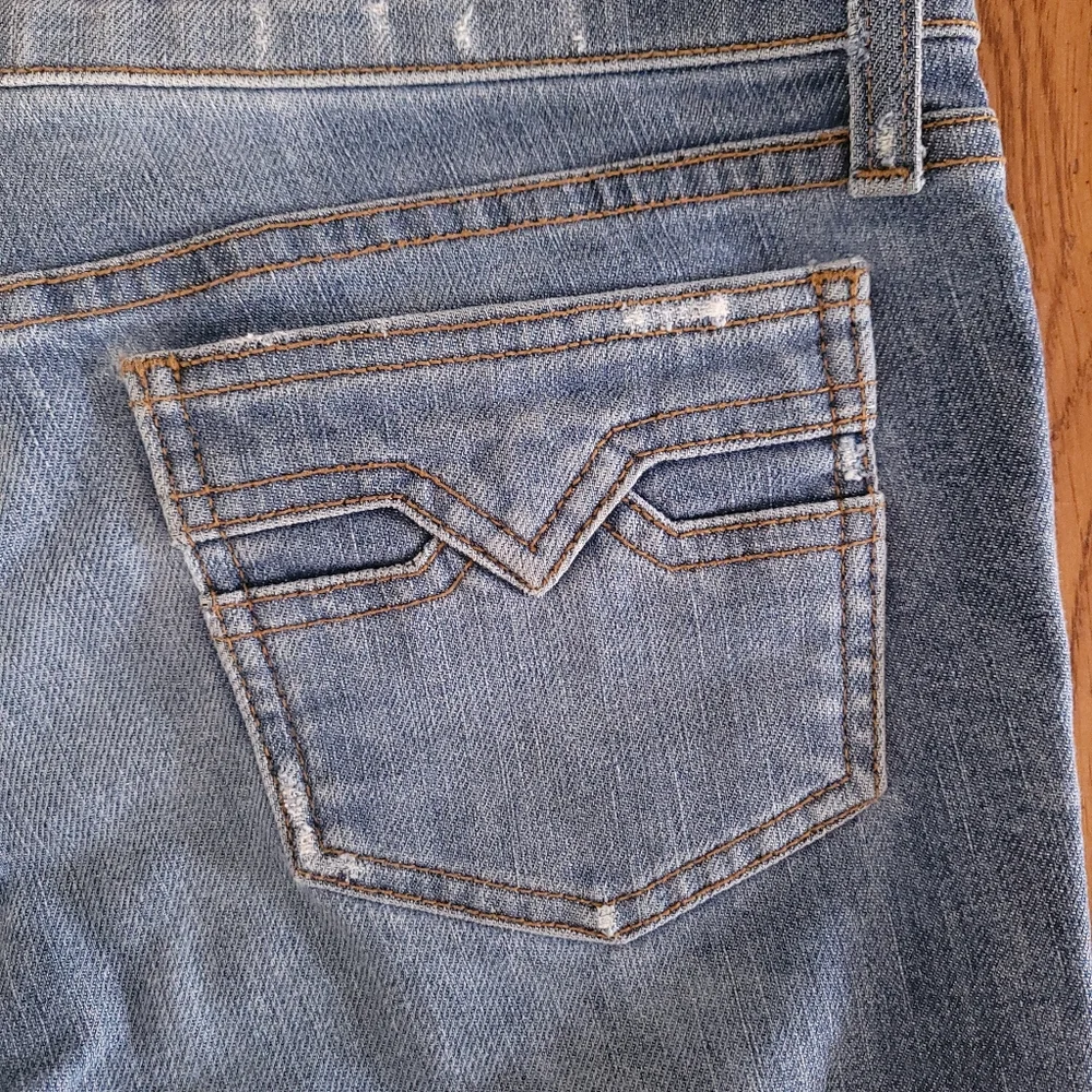 Vintage Bellbottom Flare Jeans -Tagged 30- USA Juicy Couture- Check Measurements - Picture 6 of 10